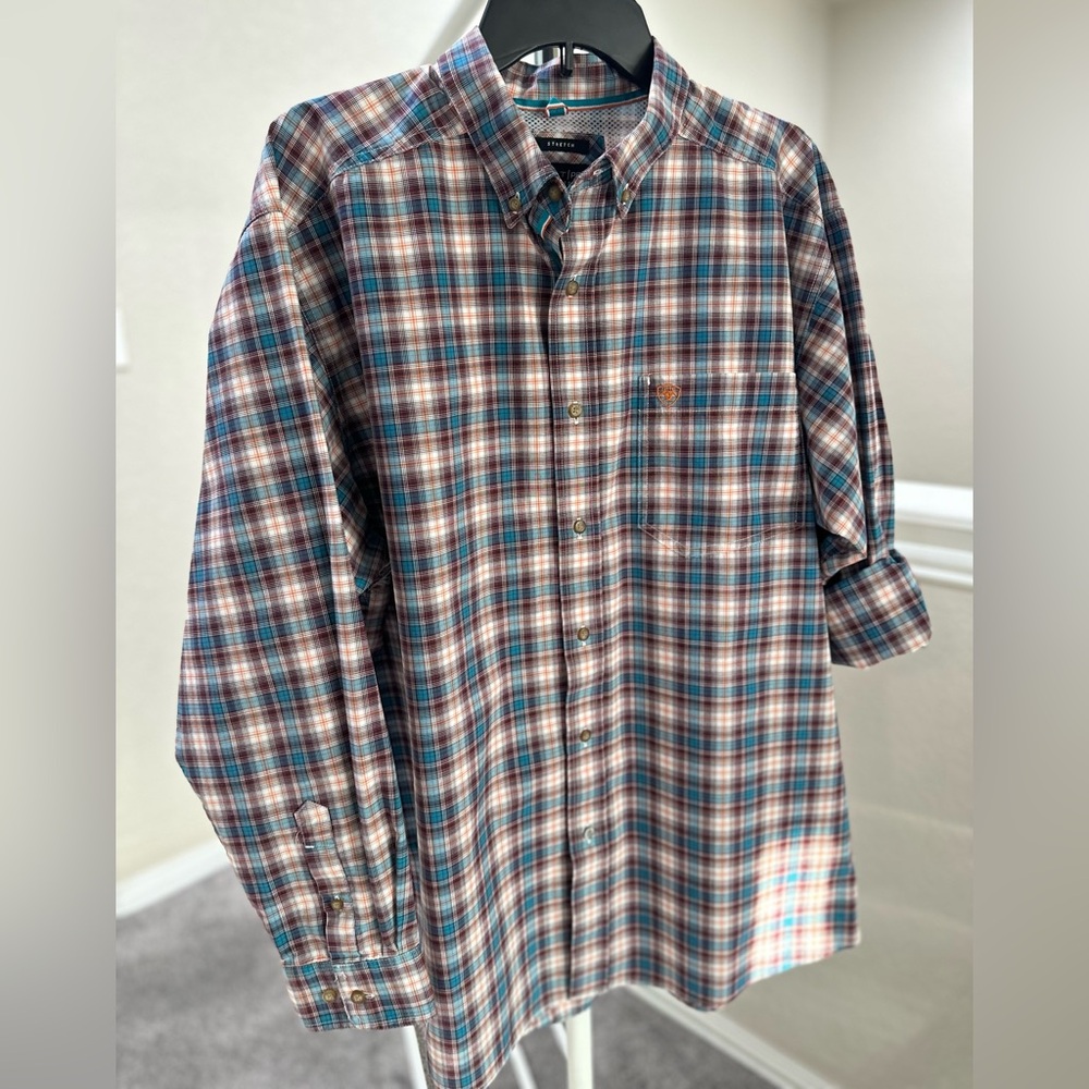 Ariat Long Sleeve Button Shirt Mens XL